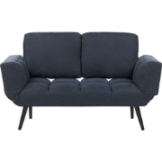 BREKKE  - Slaapbank - Donkerblauw - Polyester