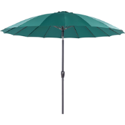 BAIA - Parasol - Smaragdgroen - 270 cm - Polyester