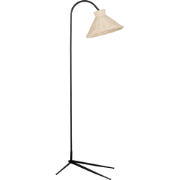 KERIAN - Vloerlamp - Natuurlijk - Rotan