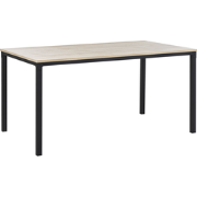 HOCKLEY - Eettafel - Lichte houtkleur - 90 x 150 cm - Vezelplaat