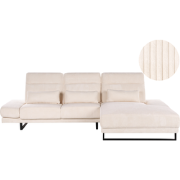IKAST - Hoekbank - Beige - Linkszijdig - Corduroy