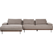 MARIFERD - Hoekbank - Lichtbruin - Rechtszijdig - Polyester