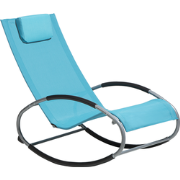 CAMPO  - Strandstoel - Turquoise - Staal