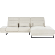 IKAST - Hoekbank - Beige - Linkszijdig - Polyester