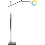 AQUARIUS - Staande lamp - Zilver - Synthetisch materiaal