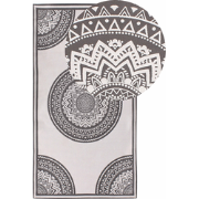 NELLORE - Tuintapijt - Grijs/Beige - 80 x 150 cm - Polypropyleen