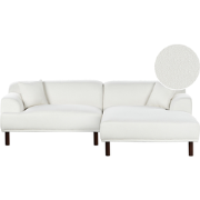 HOLT - Hoekbank - Wit - Linkszijdig - Bouclé