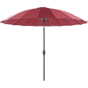 BAIA - Parasol - Donkerrood - 270 cm - Polyester