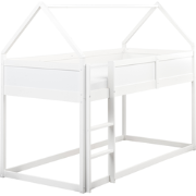 DIENNE - Kinderbed - Wit - 90 x 200 cm - Dennenhout
