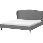 COLMAR  - Tweepersoonsbed - Grijs - 180 x 200 cm - Polyester