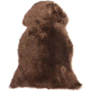 ULURU  - Schapenvel - Donkerbruin - 65 x 110 cm - Schapenvacht
