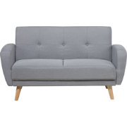 FLORLI  - Slaapbank - Lichtgrijs - Polyester