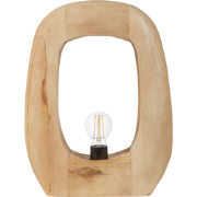 AJAY - Tafellamp - Lichtbruin - Mangohout