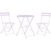 FIORI - Bistroset voor 2 - Paars - Staal
