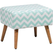 MANTEO - Hocker - Mintgroen - Katoen