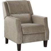 EGERSUND  - TV-fauteuil - Taupe - Fluweel