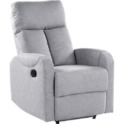 SOMERO  - TV-fauteuil - Grijs - Polyester