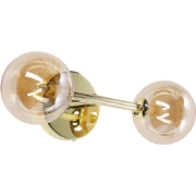 RAMIS - Wandlamp set van 2 - Goud  - Staal