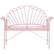 CAVINIA  - Tuinbank - Roze - Metaal
