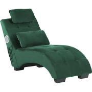 SIMORRE - Chaise longue - Smaragdgroen - Universeel - Fluweel