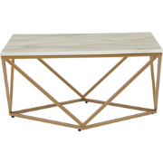 MALIBU  - Salontafel - Beige/Goud - MDF