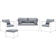 MILANO - Kussenhoezen - Grijs - Polyester