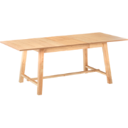 BARNES - Eettafel - Lichthout - 160/200 x 90 cm - MDF