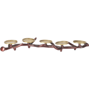 CLEONAE - Kandelaar - Bruin - Aluminium