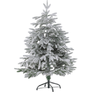 BASSIE - Kerstboom - Wit - 120 cm - PVC