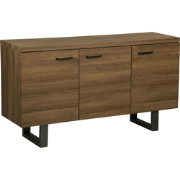 TIMBER  L - Sideboard - Donkere houtkleur - MDF