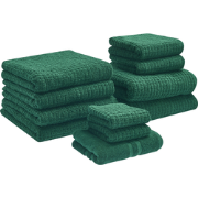 ATAI - 11-delige handdoekset - Groen - Katoen