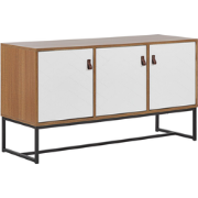 NUEVA  - Sideboard - Lichte houtkleur/Wit - MDF