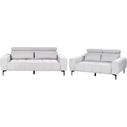 VEGAMO - Banken set - Grijs - Polyester