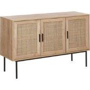 PASCO  - Sideboard 3 deuren - Lichte houtkleur - Vezelplaat