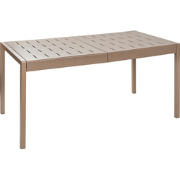 BARTICA - Tuintafel - Bruin - 154 x 84 cm - Synthetisch materiaal