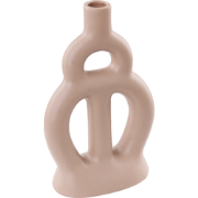 KOZANI - Bloemenvaas - Zandbeige - Keramiek