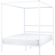LESTARDS - Hemelbed - Wit - 140 x 200 cm - Staal