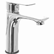 BERLOI - Wastafelkraan - Zilver  - Messing