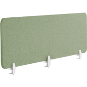 WALLY - Bureauscherm - Lichtgroen - 180 cm - Polyester