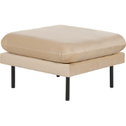 VINTERBRO - Ottomaan - Beige - Fluweel