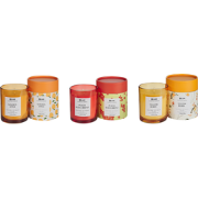 COLORFUL BARREL - Geurkaars set - Bes/Gele bes/Goud appel  - Soja wax