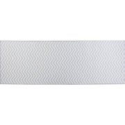 SAIKHEDA  - Vloerkleed - Grijs - 70 x 200 cm - Polyester