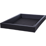 SIMPLE - Waterbedframe - Zwart  - 160 x 200 cm  - Schuimstof