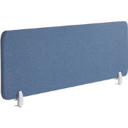 WALLY - Bureauscherm - Blauw - 160 cm - Polyester