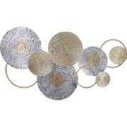 VANADIUM  - Wanddecoratie - Zilver  - IJzer
