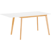 MEDIO - Eettafel - Wit - 80 x 120/155 cm - MDF