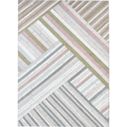 TEMBESI - Wanddecoratie - Pastelroze - Glas