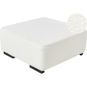 LUNGO - Ottomaan - Wit - Bouclé