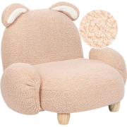 KANNA - Kinderstoel - Beige - Nepbont