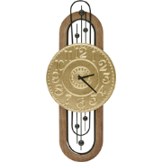 NOBELIUM - Wandklok - Goud - IJzer